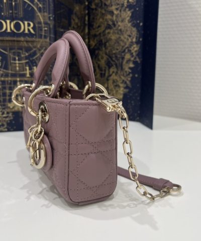 Replica Dior Lady D – Joy Mini Bag Purple - top-grade luxury bag dupe