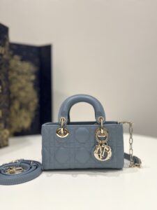 Replica Dior Lady D-Joy Mini Bag Blue - affordable designer bags
