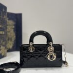 Replica Dior Lady D – Joy Bag Patent Black - top-grade luxury bag dupe