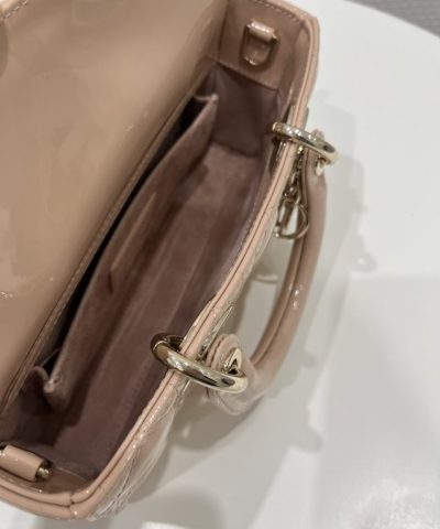 Fake Dior Lady D – Joy Bag Caramel Patent - 1:1 premium replica handbag