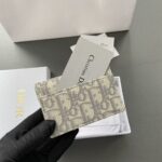 Replica Dior Bloom Card Holder Beige - 1:1 premium replica handbag
