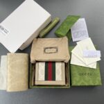 Replica Gucci Ophidia Compact White Wallet