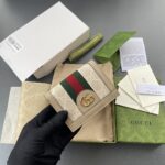 Replica Gucci Ophidia Compact White Wallet