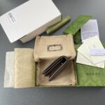 Replica Gucci Ophidia Compact Brown Wallet - designer handbag clone