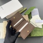 Replica Gucci Ophidia Compact Brown Wallet