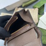 Replica Gucci Ophidia Compact Brown Wallet - high-end replica designer purse