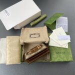 Replica Gucci Horsebit 1955 Wallet Brown - premium superclone handbag