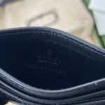 Replica Gucci Marmont Card Holder Black
