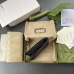 Replica Gucci Marmont Wallet Black