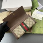 Replica Gucci Ophidia Long Wallet Brown