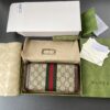 Fake Gucci Ophidia Long Wallet Brown - designer handbag clone