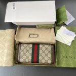 Replica Gucci Ophidia Long Wallet Brown