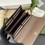 Replica Gucci Ophidia Long Wallet Brown - affordable luxury replica bag