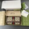 Fake Gucci Ophidia Long Wallet Brown - high-end replica designer purse