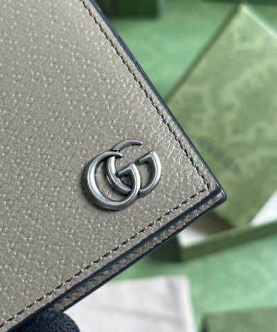 Fake Gucci Marmont Wallet Grey - best quality fake designer bag