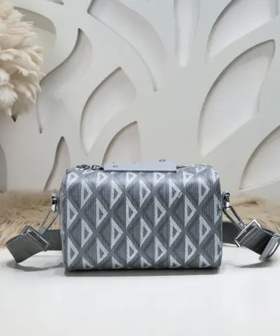 Fake Dior Lingot 22 Diamond Grey - premium superclone handbag