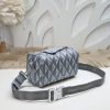 Fake Dior Lingot 22 Diamond Grey - designer handbag clone