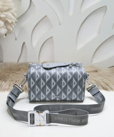 Fake Dior Lingot 22 Diamond Grey - premium superclone handbag