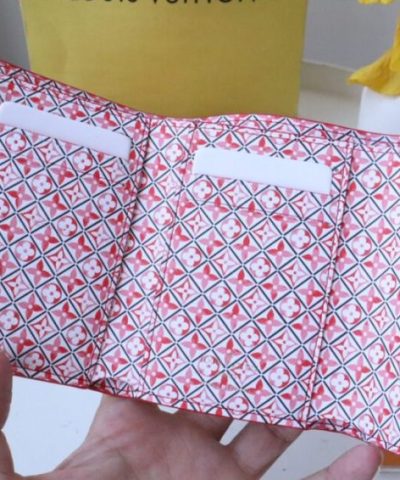 Louis Vuitton Victorine Wallet White&Pink - 1:1 premium replica handbag