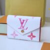 Louis Vuitton Victorine Wallet White&Pink - high-quality designer bag dupe