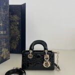 Replica Dior Lady D – Joy Mini Bag Black Patent