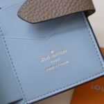 Louis Vuitton Vertical Compact Wallet Beige