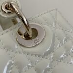 Replica Dior Lady D – Joy Mini Bag White Patent - 1:1 premium replica handbag