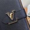 Louis Vuitton Vertical Compact Wallet Black - ultra-realistic fake purse