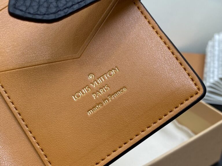 Louis Vuitton Vertical Compact Wallet Black - Image 7