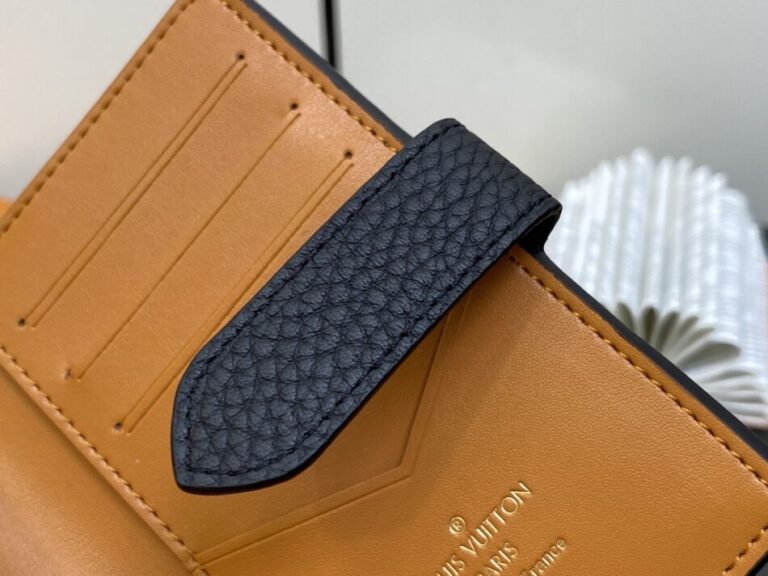 Louis Vuitton Vertical Compact Wallet Black - Image 2