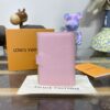Louis Vuitton Vertical Compact Wallet Pink - elite factory replica handbag