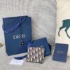 Fake Dior Jacquard Wallet - high-end replica designer purse