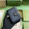Replica Gucci Ophidia Compact Wallet Black - ultra-realistic fake purse