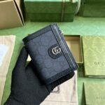 Replica Gucci Ophidia Compact Wallet Black