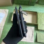 Replica Gucci Ophidia Compact Wallet Black - premium superclone handbag