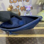 Louis Vuitton Takeoff Pouch Blue - top-grade luxury bag dupe
