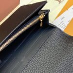 Louis Vuitton Capucines Long Black - klon torebki projektanta