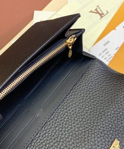 Louis Vuitton Capucines Long Black - designer handbag clone