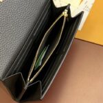 Louis Vuitton Capucines Long Black - torebka premium superclone