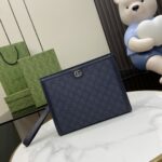 Replica Gucci Ophidia Clutch Black - affordable luxury replica bag
