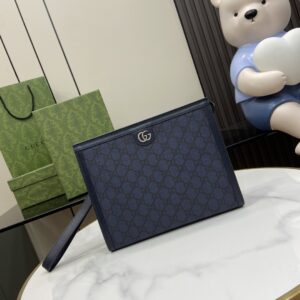 Fake Gucci Ophidia Clutch Black - affordable luxury replica bag