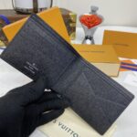 Louis Vuitton Multiple Wallet Black Grid - 1:1 premium replica handbag