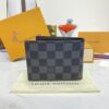Louis Vuitton Multiple Wallet Black Grid - ultra-realistic fake purse