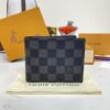 Louis Vuitton Multiple Wallet Black Grid - top-grade luxury bag dupe