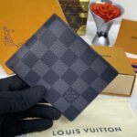 Louis Vuitton Slender Wallet Black Grid - premium superclone handbag
