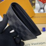 Louis Vuitton Slender Wallet Black Grid - 1:1 premium replica handbag