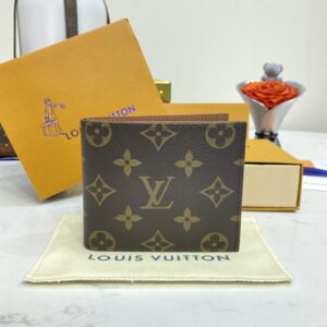 Louis Vuitton Marco Wallet Brown - 1:1 premium replica handbag