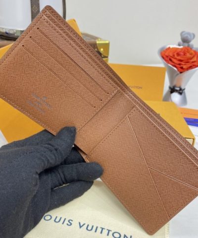 Louis Vuitton Multiple Wallet Brown - elite factory replica handbag