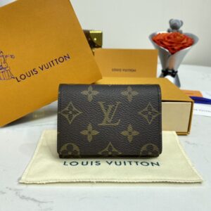 Louis Vuitton Envelope Card Holder Brown - high-end replica designer purse