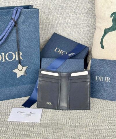 Fake Dior Bi Fold Card Holder 4 Colors - premium superclone handbag